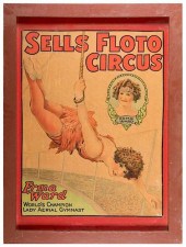 SELLS FLOTO CIRCUS. ERMA WARD.