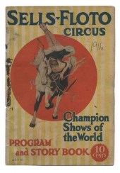 SELLS-FLOTO CIRCUS PROGRAM WIT
