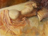 SELMA ALDEN OIL ON MASONITE NU