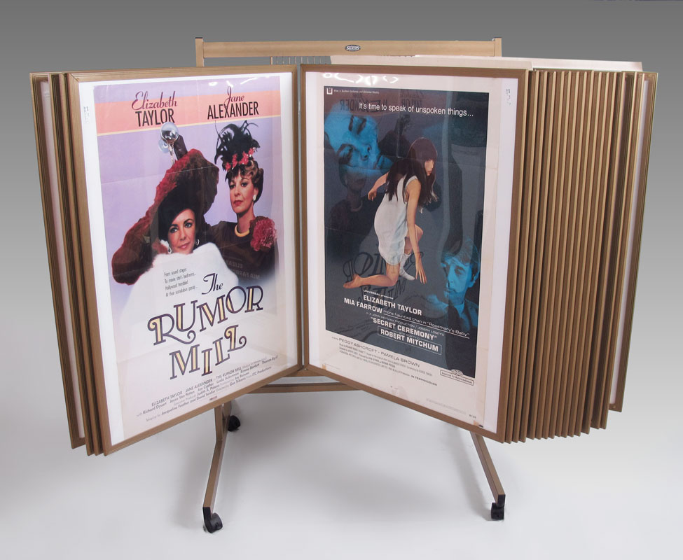 SELWYN FLOOR POSTER DISPLAY RACK: