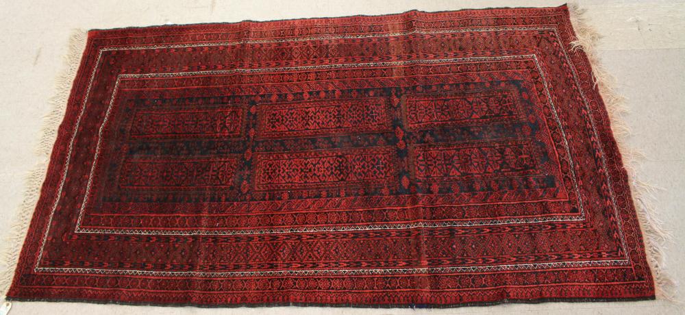 SEMI ANTIQUE AFGHAN ERSARI AREA