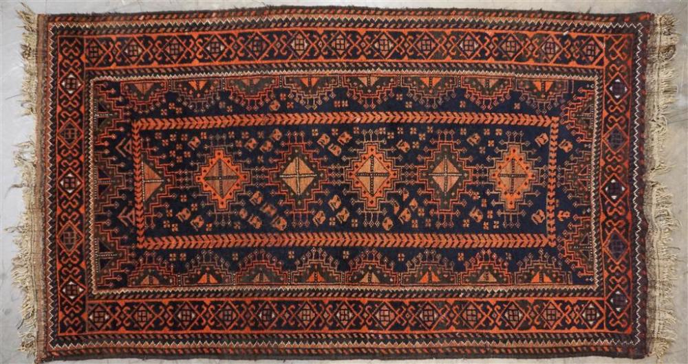 SEMI-ANTIQUE BELOUCHISTAN RUG, 5 FT
