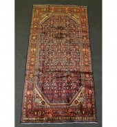 Semi-antique Hamadan area rug;