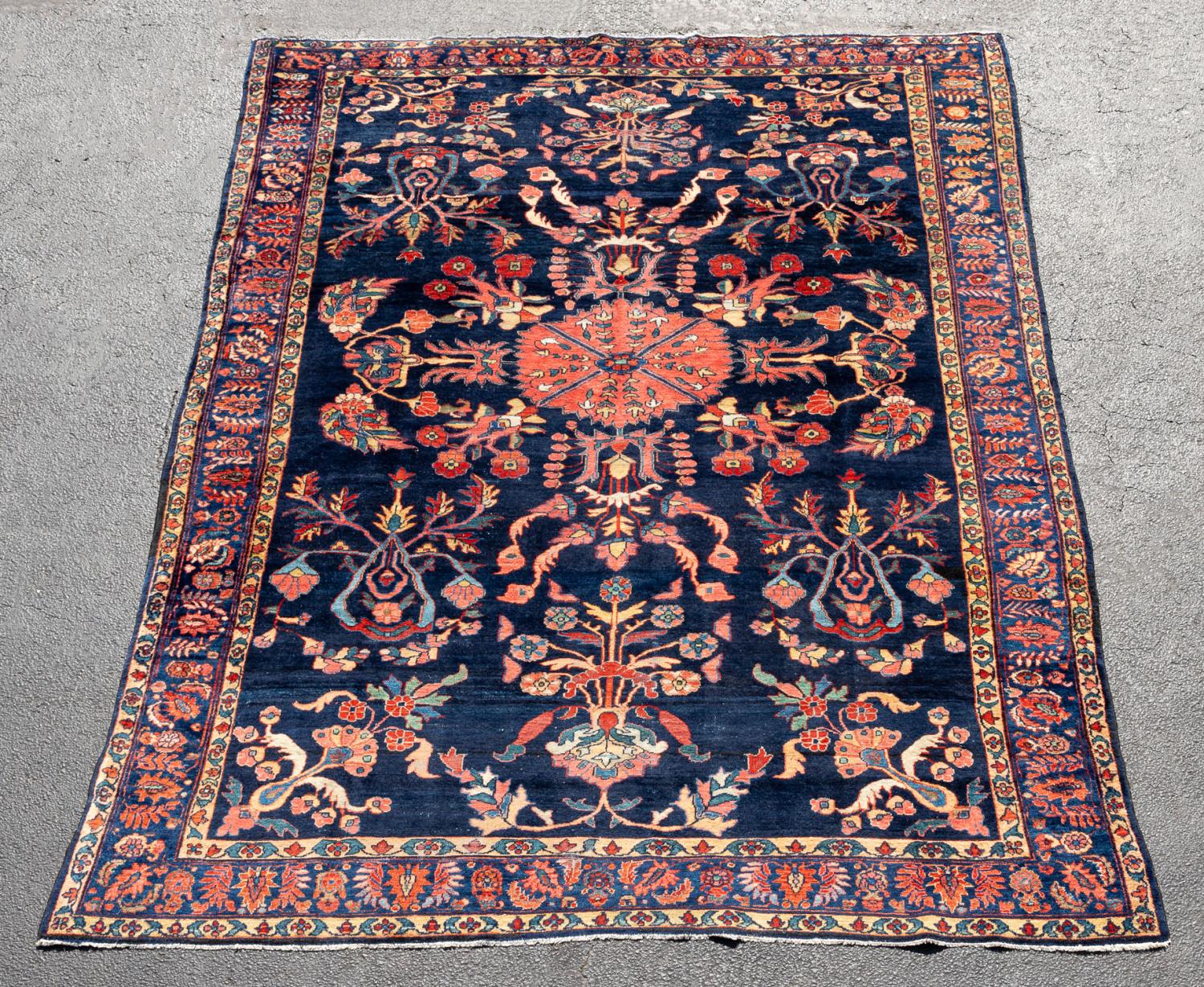 SEMI-ANTIQUE HAND KNOTTED PERSIAN