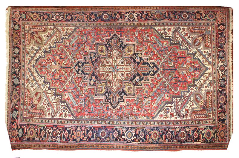 Semi Antique Hand-Tied Heriz