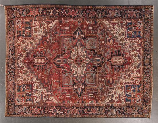Semi-antique Herez rug Iran circa