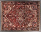 Semi-antique Herez rug Iran ci