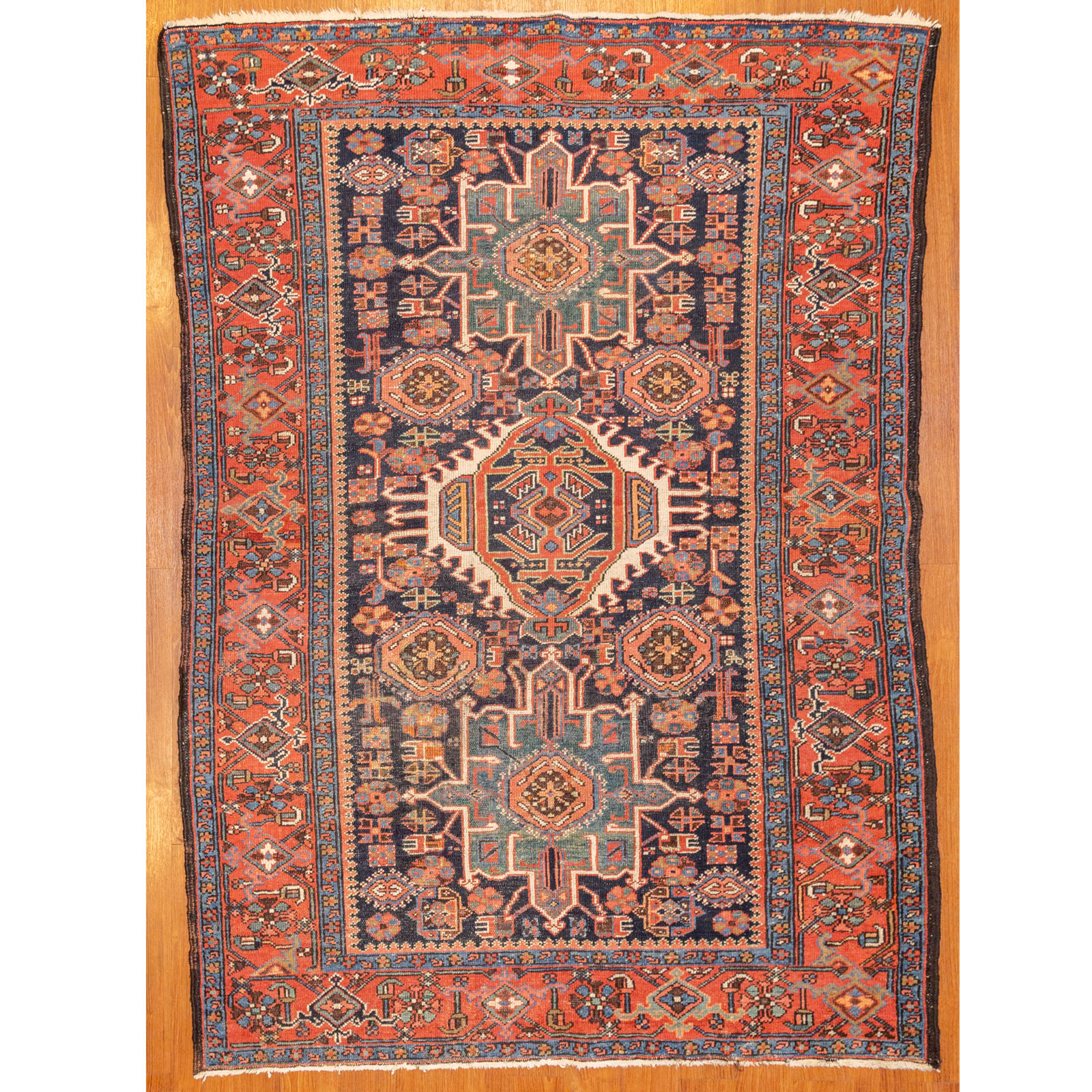 SEMI-ANTIQUE KARAJA RUG, PERSIA,