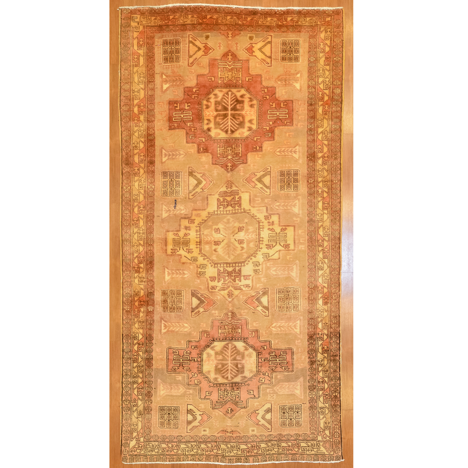 SEMI-ANTIQUE KHOTAN RUG, TURKESTAN,