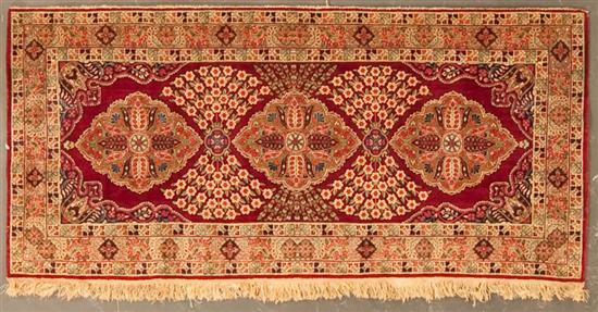 Semi-antique Lavar Kerman rug,