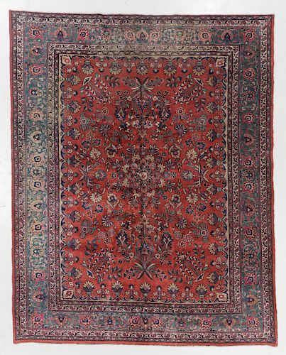 SEMI-ANTIQUE MESHED RUG, PERSIA: