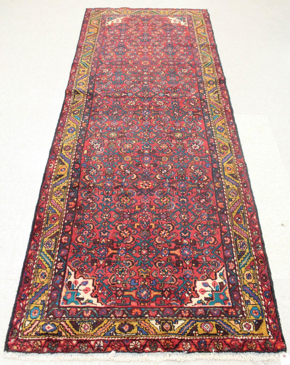 SEMI-ANTIQUE PERSIAN AREA RUG,