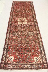 SEMI-ANTIQUE PERSIAN HALL RUG,