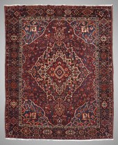 SEMI-ANTIQUE PERSIAN HAND KNOT