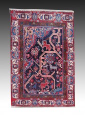 SEMI-ANTIQUE PERSIAN HAND KNOT