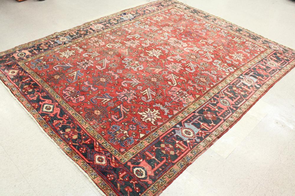 SEMI-ANTIQUE PERSIAN HERIZ