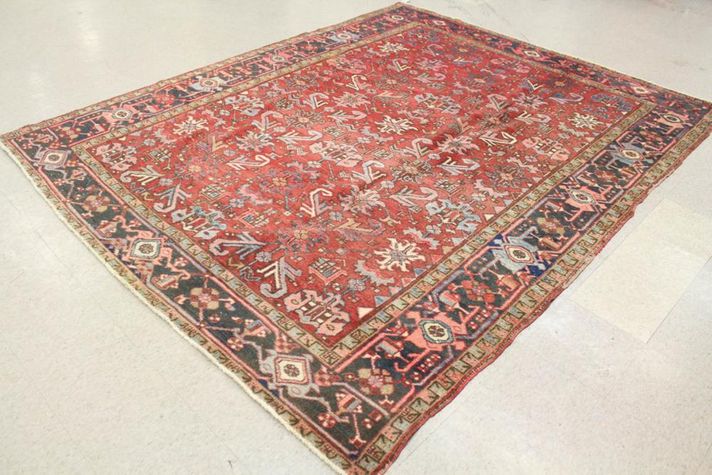 SEMI-ANTIQUE PERSIAN HERIZ