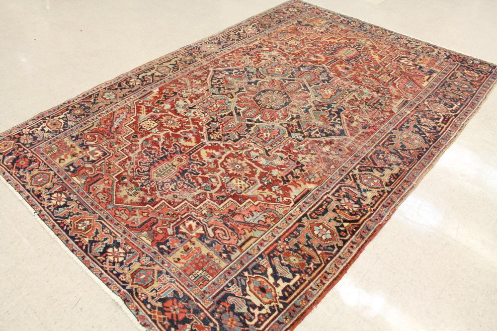 SEMI-ANTIQUE PERSIAN HERIZ