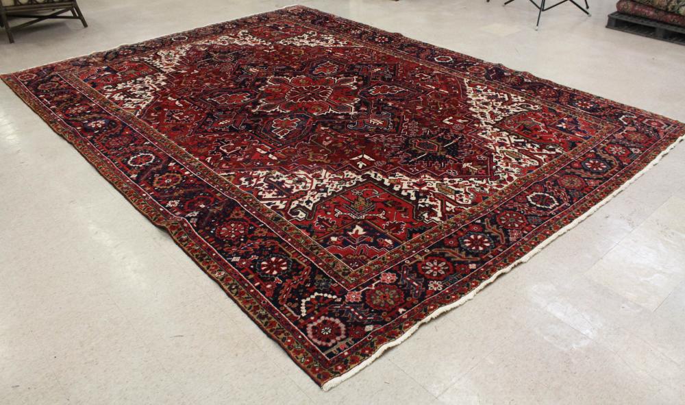 SEMI-ANTIQUE PERSIAN HERIZ