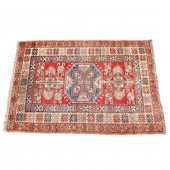 SEMI ANTIQUE PERSIAN HERIZ RUG