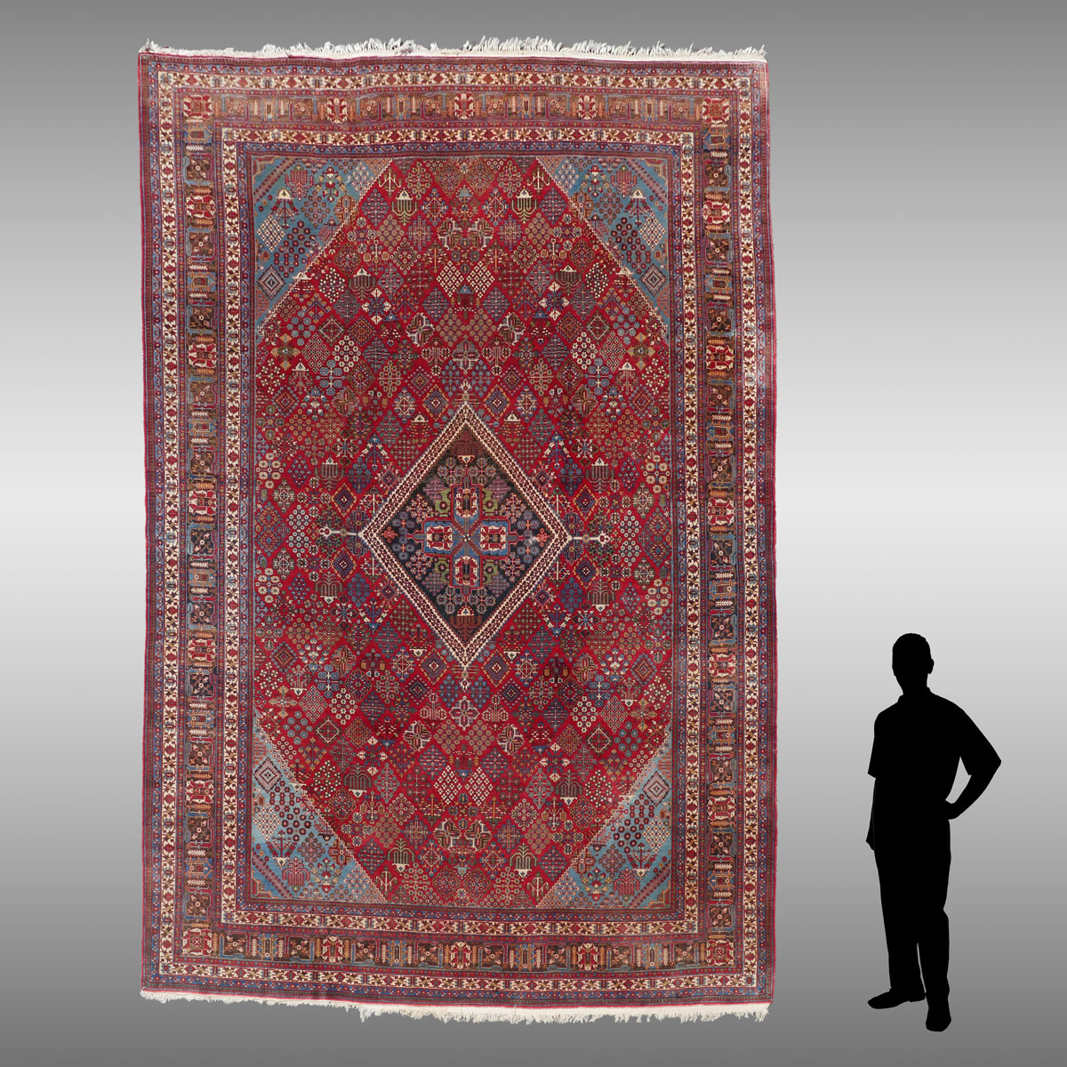 SEMI-ANTIQUE PERSIAN JOSHEGAN