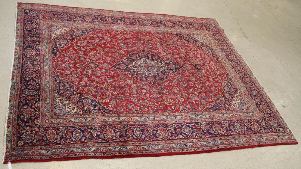 SEMI ANTIQUE PERSIAN KASHAN
