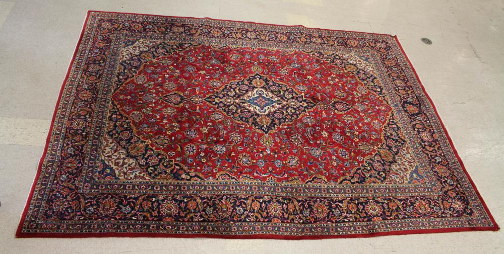 SEMI ANTIQUE PERSIAN KASHAN