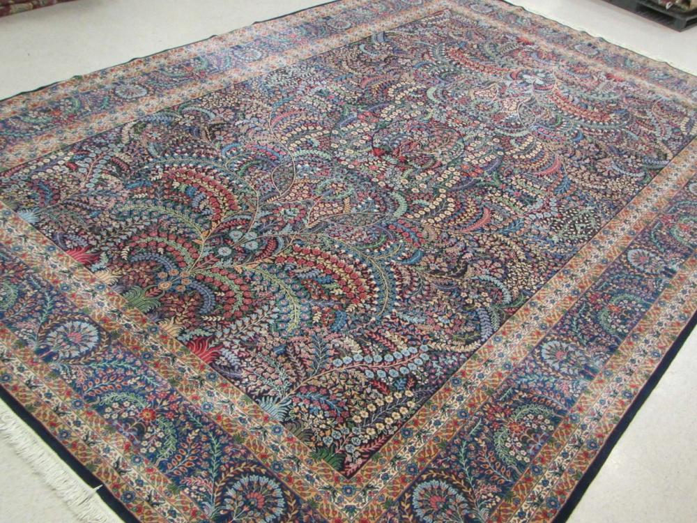 SEMI-ANTIQUE PERSIAN KERMAN CARPET,