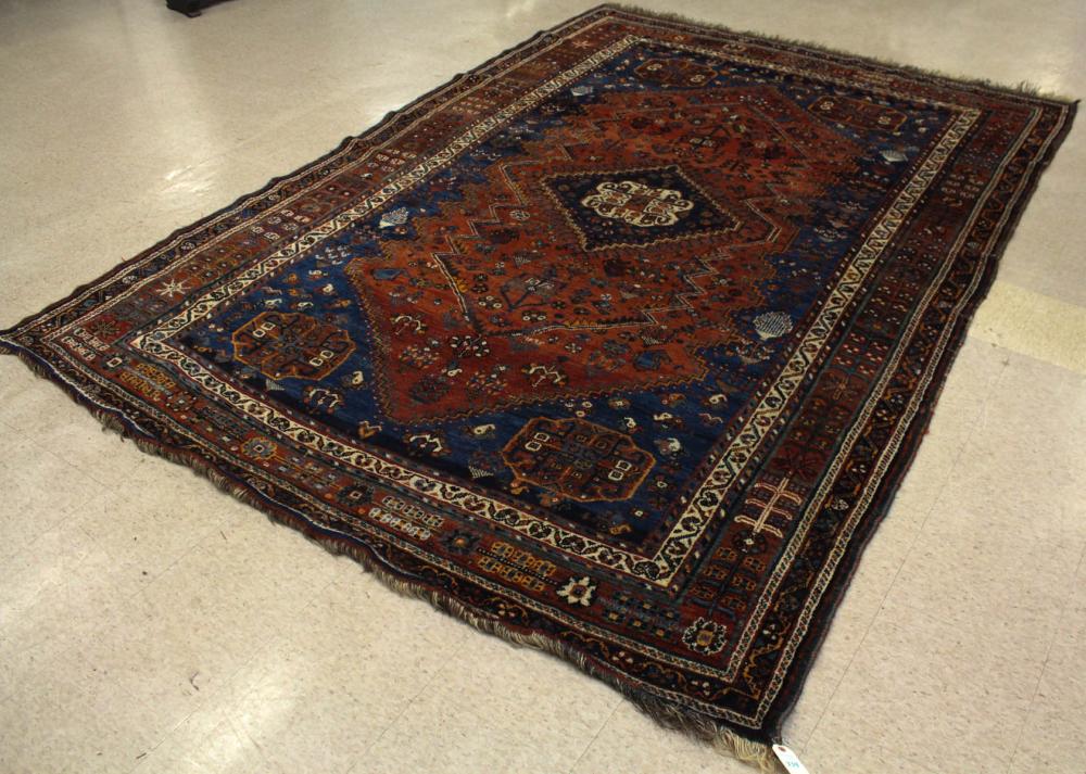 SEMI-ANTIQUE PERSIAN KHAMSEH TRIBAL