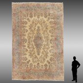 SEMI-ANTIQUE PERSIAN KIRMAN HA