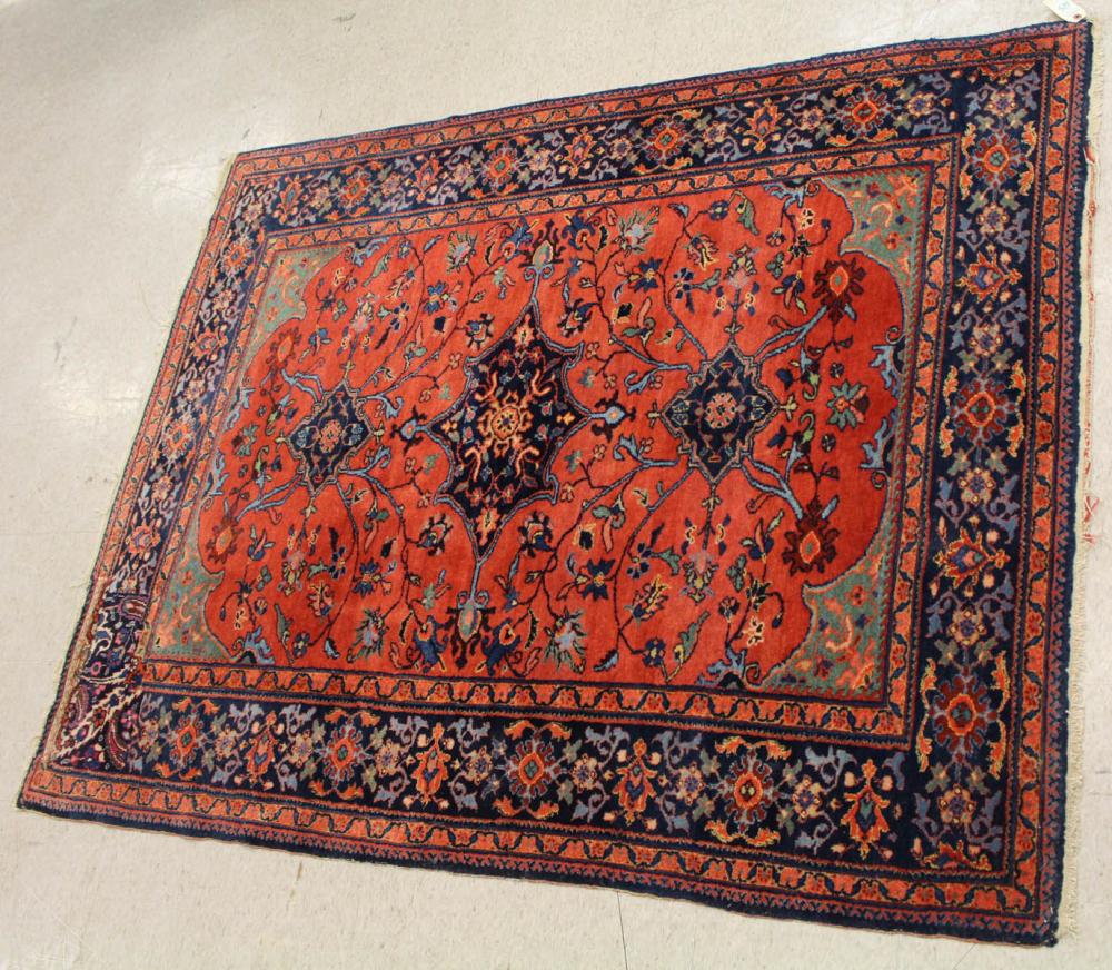 SEMI-ANTIQUE PERSIAN LILIHAN AREA