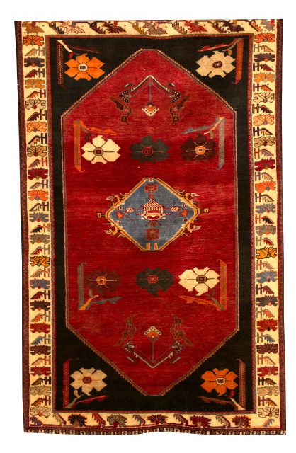 Semi-Antique Persian Shiraz Carpet,