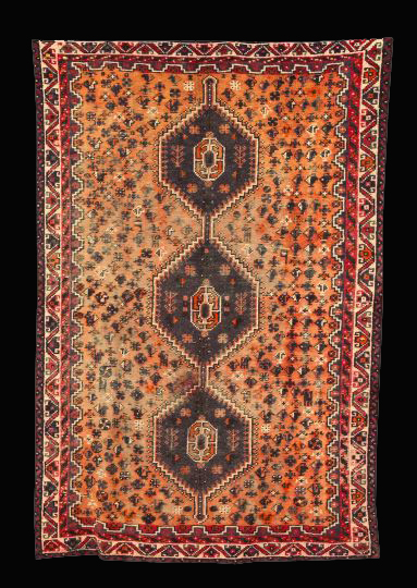 Semi-Antique Persian Shiraz Carpet,