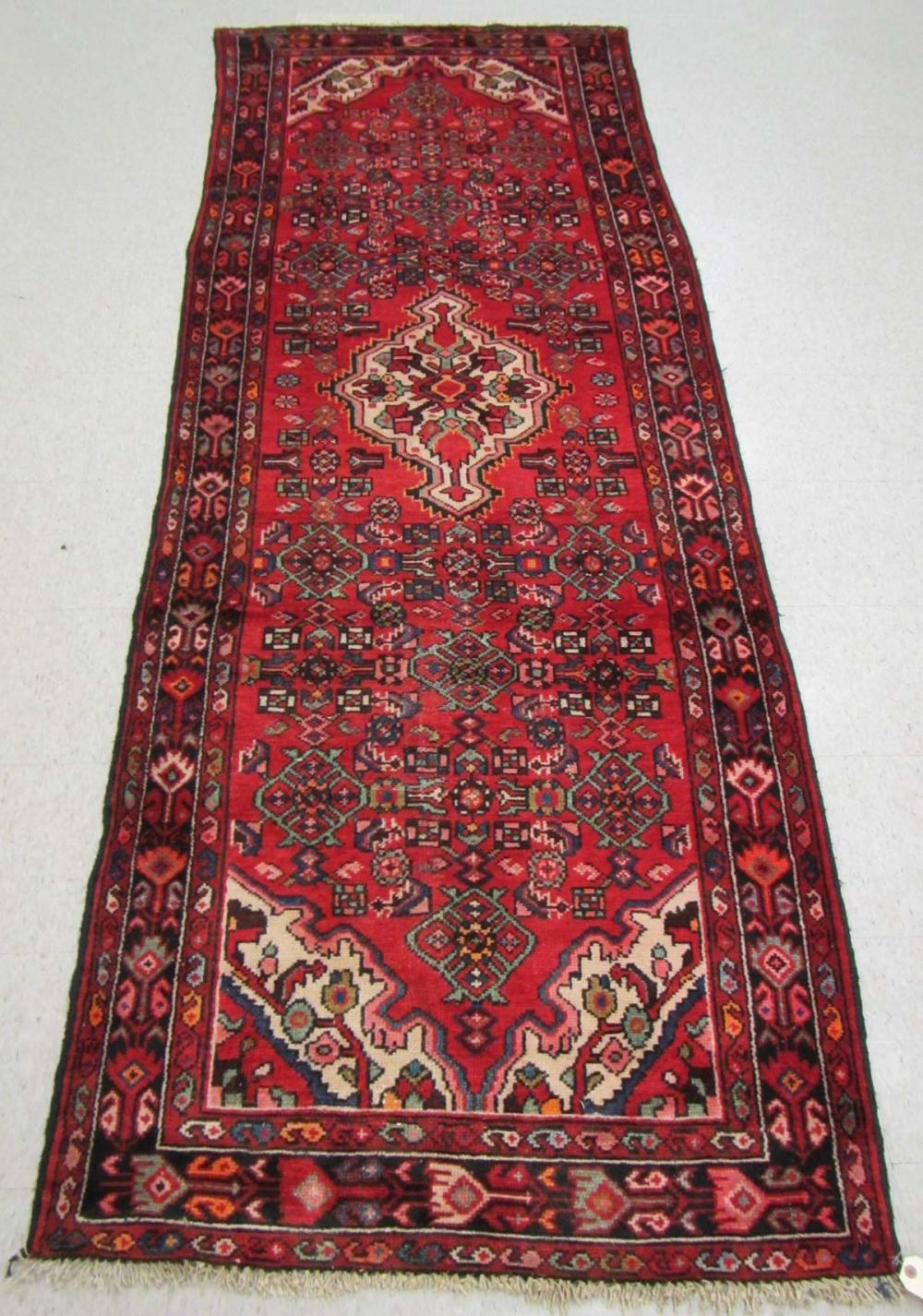 SEMI-ANTIQUE PERSIAN TRIBAL RUG,