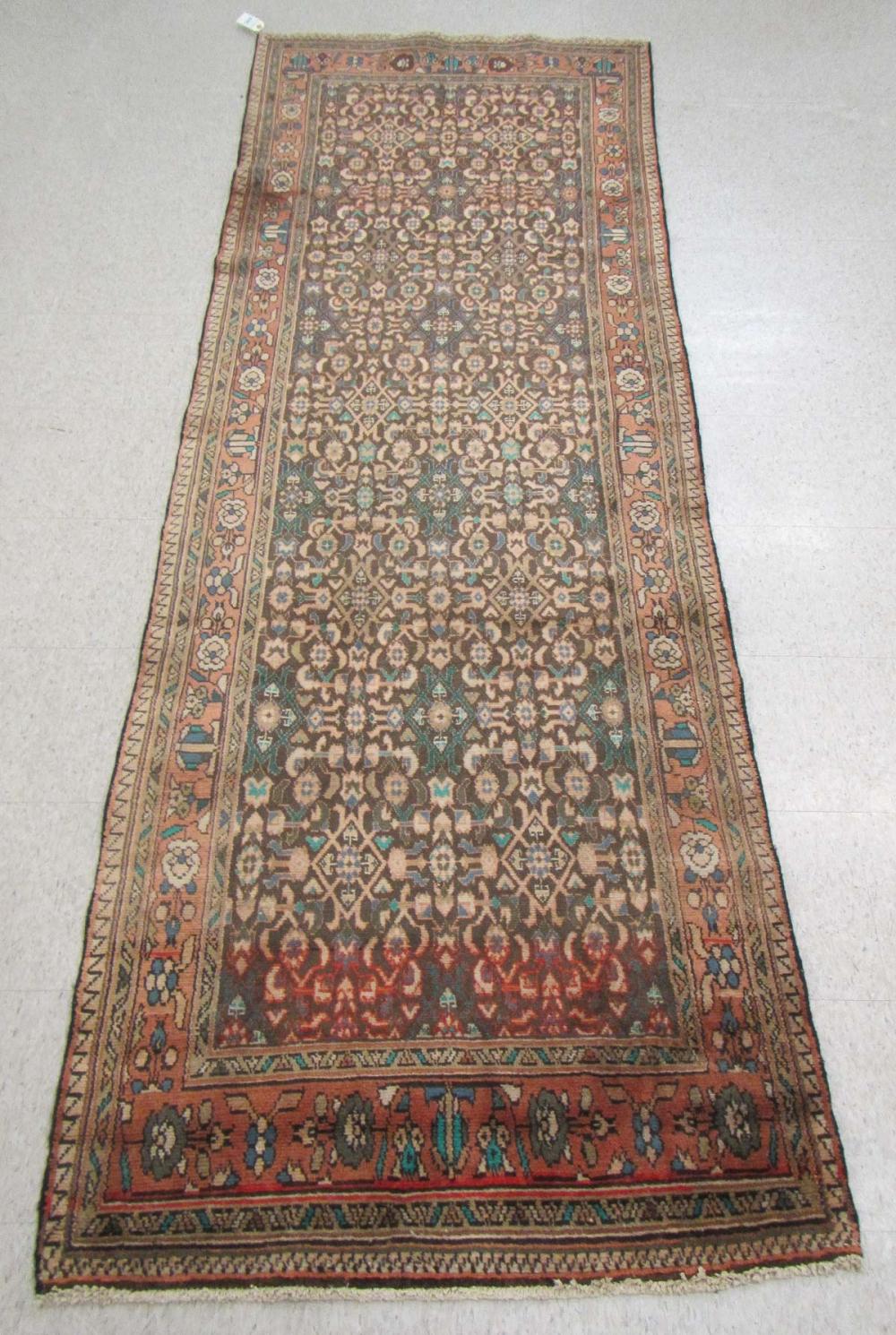 SEMI-ANTIQUE PERSIAN TRIBAL RUNNER,