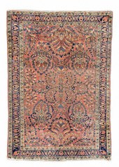 SEMI-ANTIQUE SAROUK ORIENTAL T