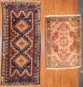 SEMI-ANTIQUE SAROUK RUG & HAMA