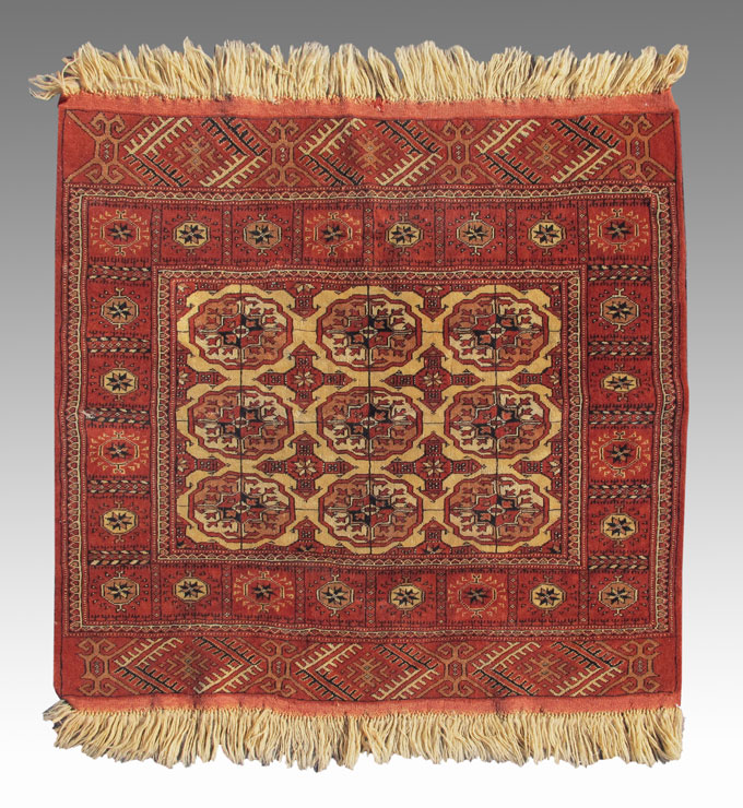 SEMI-ANTIQUE TEKKE TURKOMAN HAND