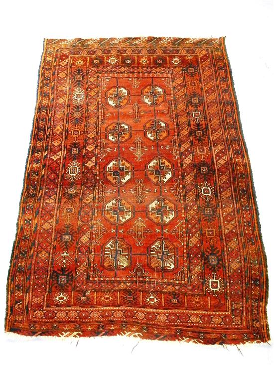 Semi-antique Tekkee Bokara  orange