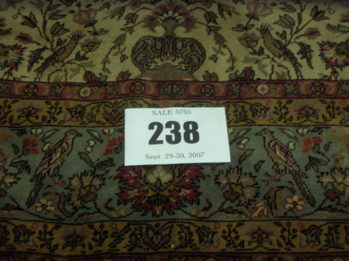 Semi-Antique Turkish Sparta Carpet,