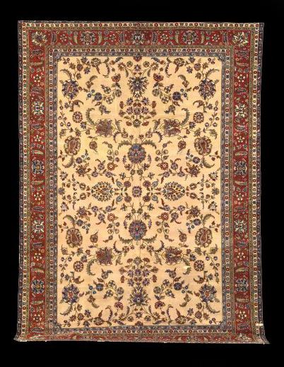 Semi-Antique Turkish Sparta Carpet,