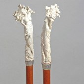 SEMI- EROTIC MERMAID STAG CANE