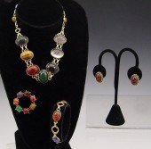 SEMI PRECIOUS SCARAB JEWELRY,