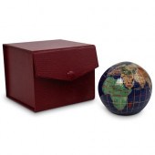 SEMI PRECIOUS STONE GLOBE PAPE