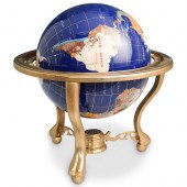 SEMI-PRECIOUS STONE GLOBEDESCR