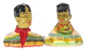 SEMINOLE INDIAN BUSTS BY H. DA