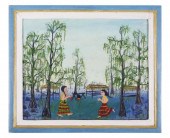 SEMINOLE INDIANS, FOLK ART PAI
