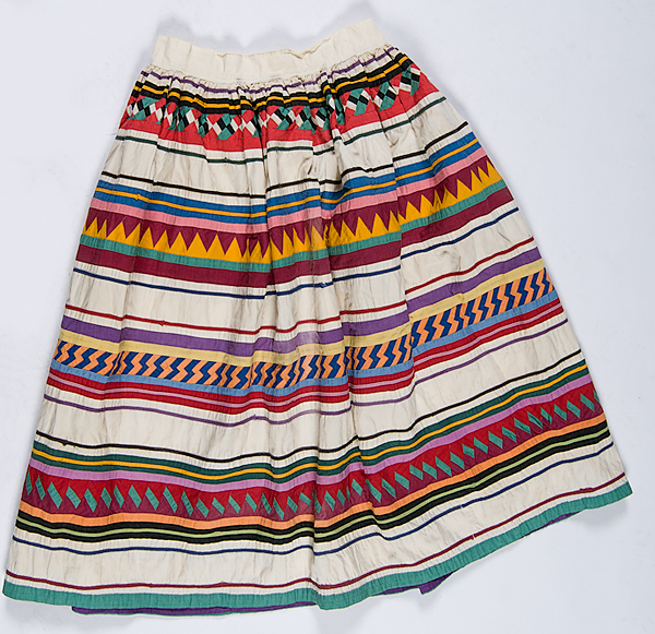 Seminole Patchwork Skirt sewn of