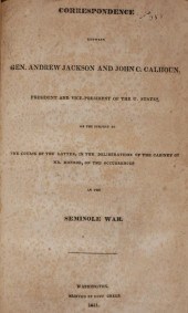 SEMINOLE WAR, PRESIDENTIAL COR