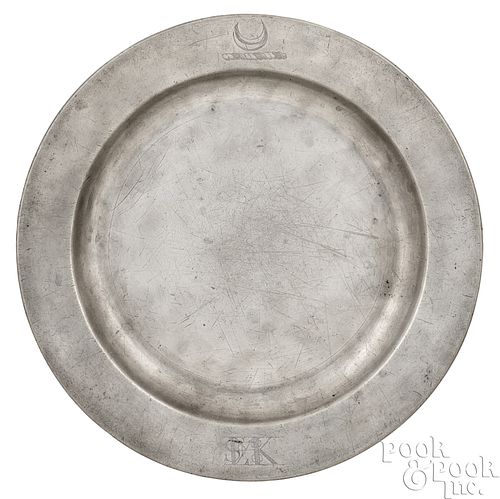 SEMPER EADEM PEWTER FLAT RIM